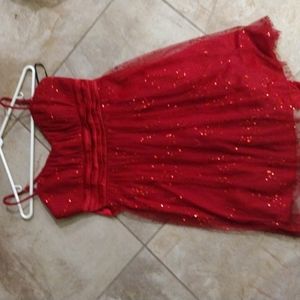 A red dress that ties in the back